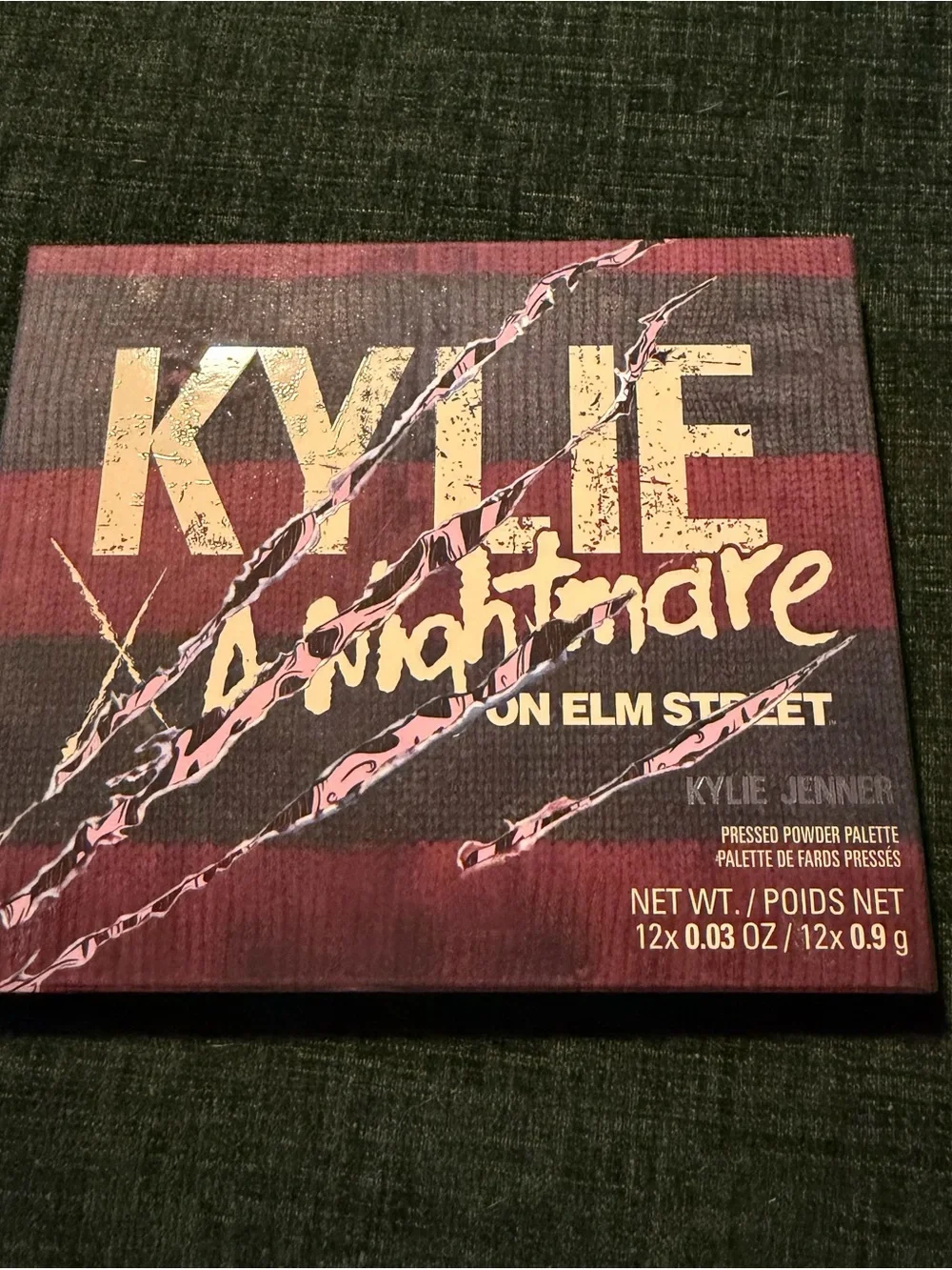 Kylie Cosmetics Nightmare on Elm Street eyeshadow palette